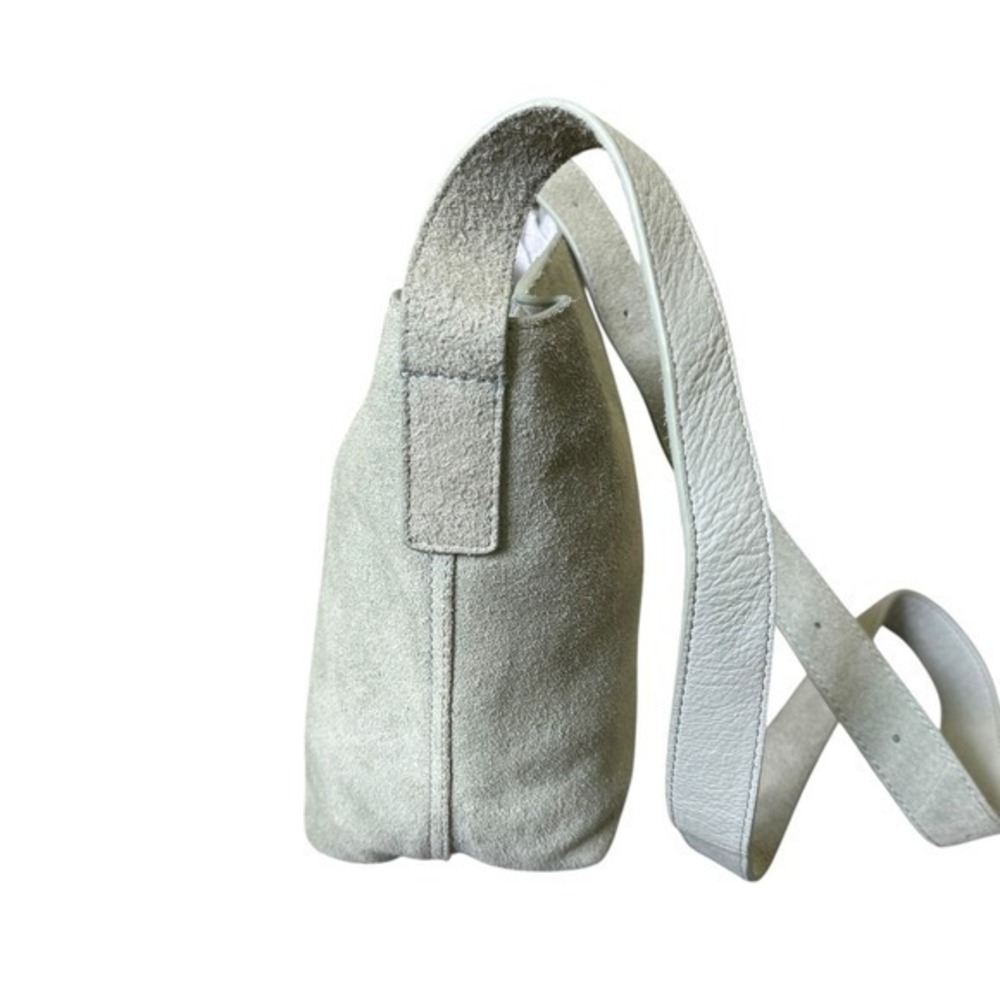 NWT Margot New York Kaye Mini Bucket Bag Suede Genuine Leather Crossbody Purse - Picture 11 of 11